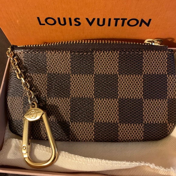 ***SOLD*** Louis Vuitton Damier Ebene Key Cles coin purse - Picture 2 of 5